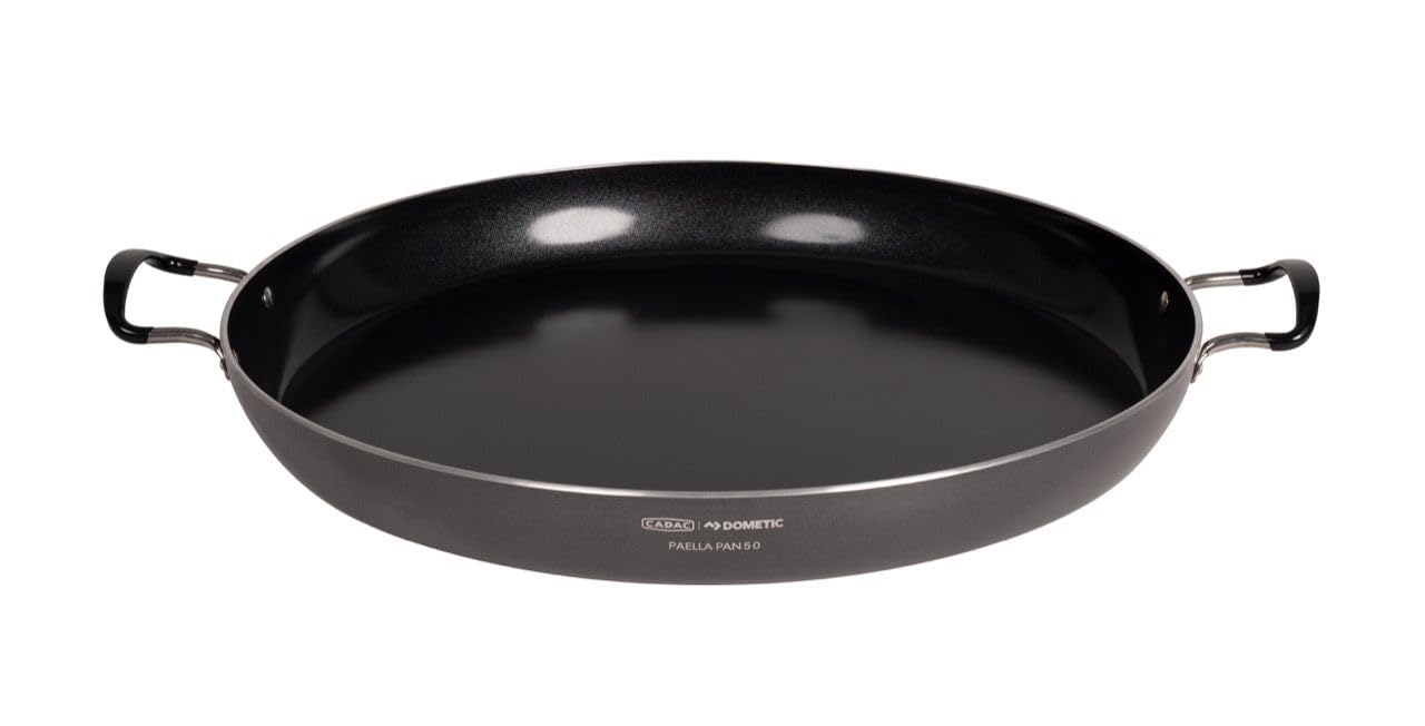 cadac-paellapfanne-50-48-cm-aus-aluminium-mit-ceramicoat-f-r-carri-chef-50 image 1