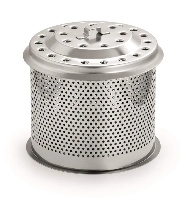 lotusgrill-kohlebeh-lter-g-hb2-d115-edelstahl-ersatz-korb-f-r-holzkohletrennung image 1
