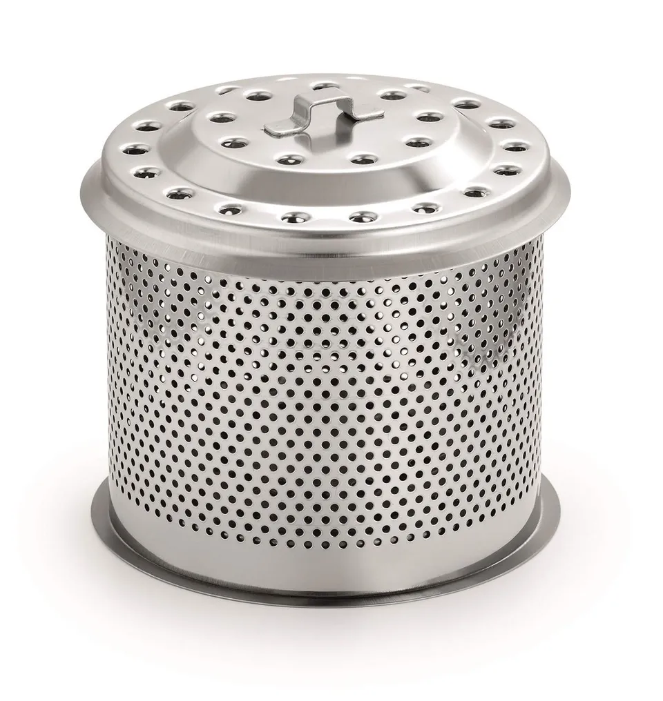 lotusgrill-kohlebeh-lter-g-hb2-d115-edelstahl-ersatz-korb-f-r-holzkohletrennung image 1